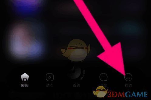 撕歌APP选择我的界面示例图