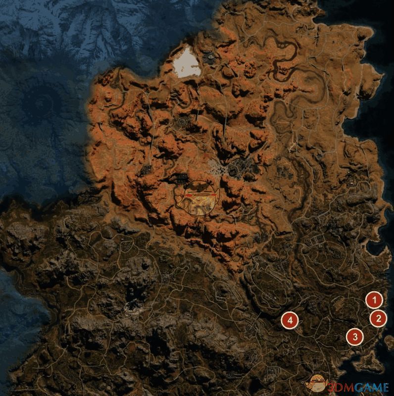 目标树木位置配图