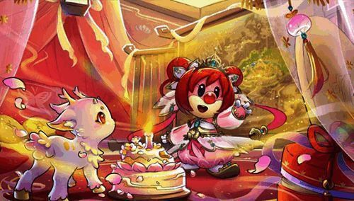 驼铃阵阵的晓雾大漠场景图