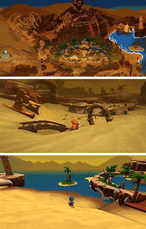 沙尘暴中的晓雾大漠图