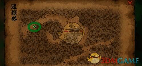 灵芝位置二枯木示意图