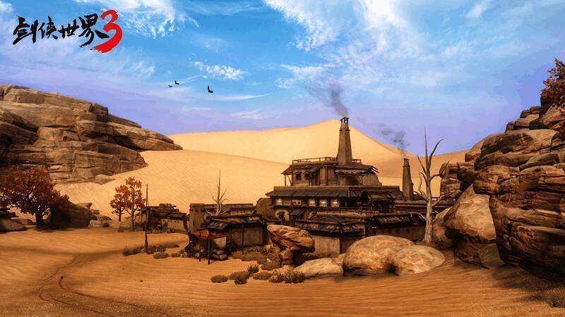 龙门荒漠地图风景