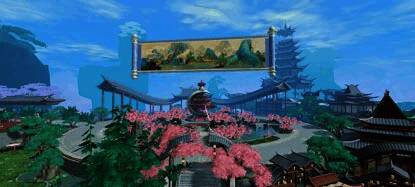 《诛仙》手游与《千里江山图》联动相关画面3