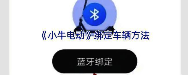 小牛电动 APP 绑定车辆相关流程示意图片