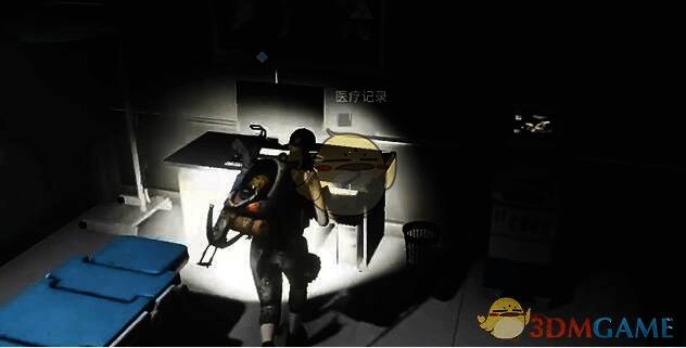 营地2楼需要解密文件的场景图片