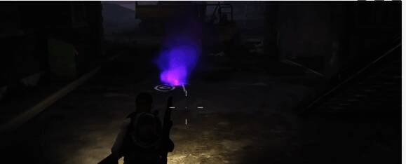 房子门口与墙上开关互动场景