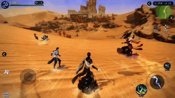 剑侠世界3滑行玩法展示图