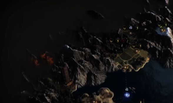 《流放之路2》地图系统及引路石相关画面