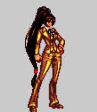 格斗家(女)的西装节特别金色装扮