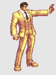 圣职者(男)的西装节特别金色装扮