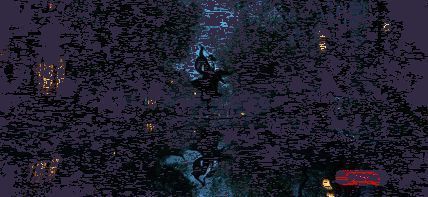 逆水寒手游光追下细雨水洼倒影效果动图