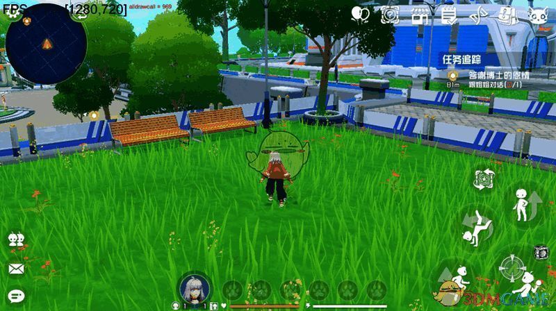 《口袋新旅程》人物潜行界面