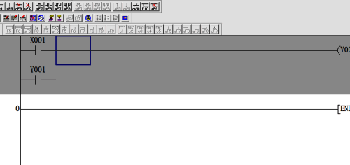 并联y1常开触点前的界面图片