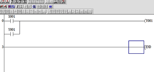 并联y1常开触点后的界面图片