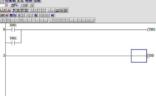 绘制简单PLC程序的界面图片
