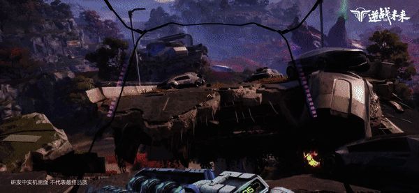 驾驶机甲战斗画面