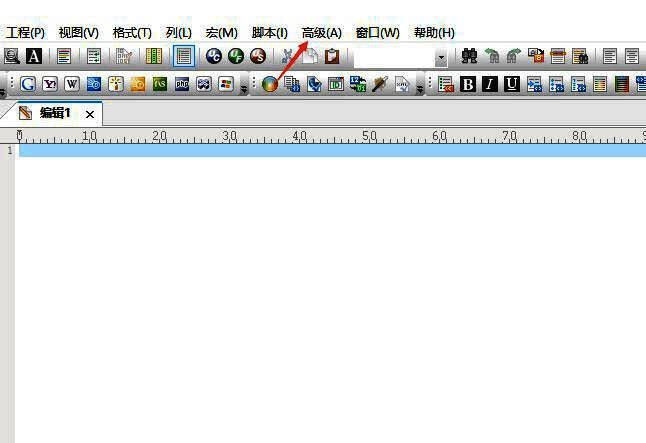 UltraEdit高级菜单界面