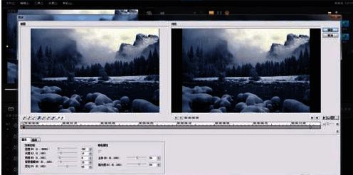 雨点滤镜自定义界面图
