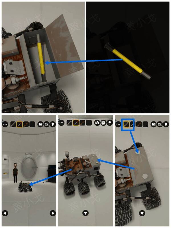 拧开机器车盖子获得电极管的画面