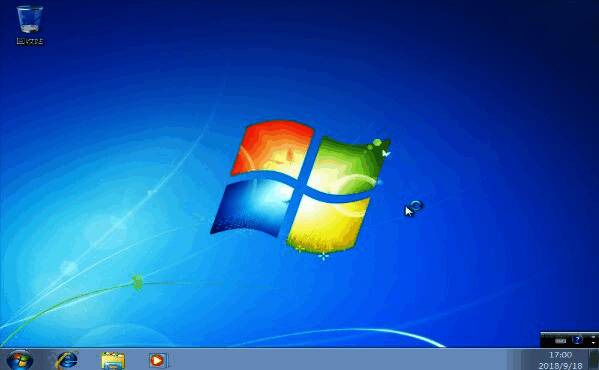 全新win7系统界面