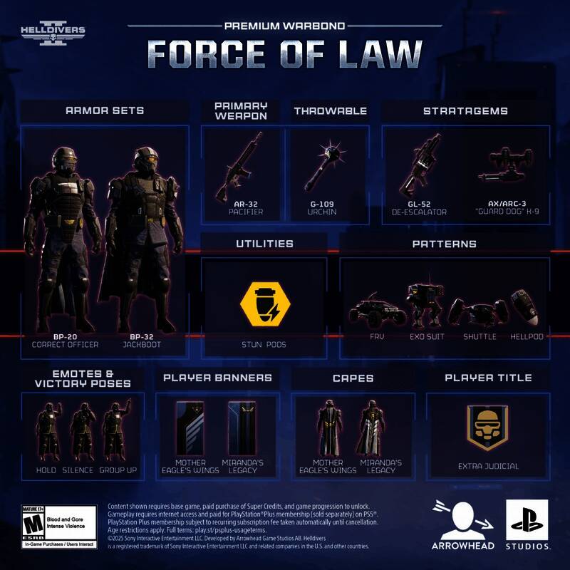 《绝地潜兵2》新债券法律铁腕相关图片1