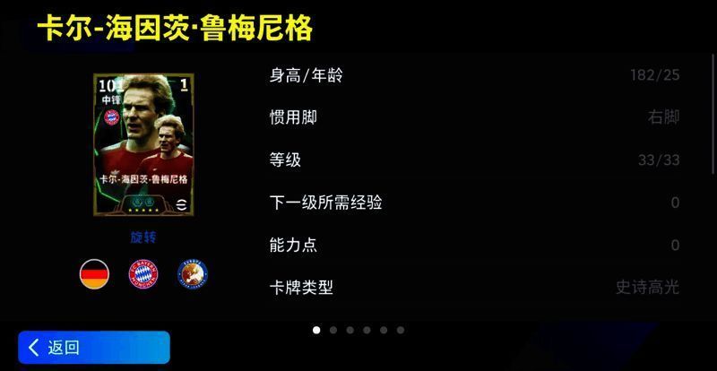 鲁梅尼格球员图