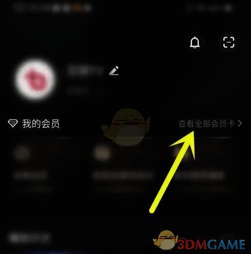 百视TV我的页面查看全部会员卡图标