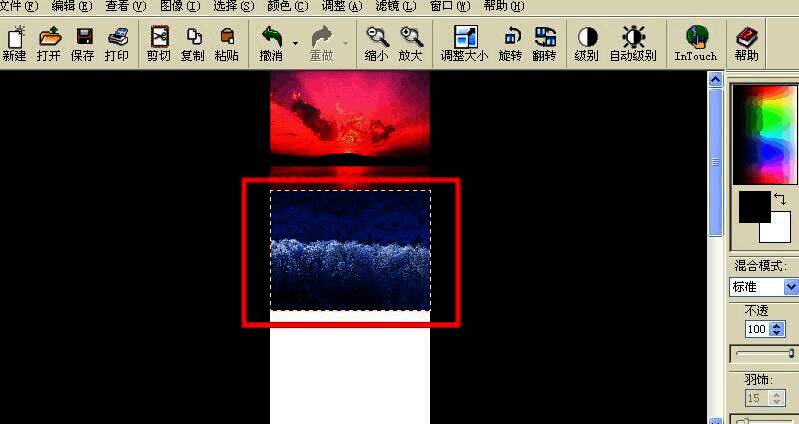 多张图片拼接界面图
