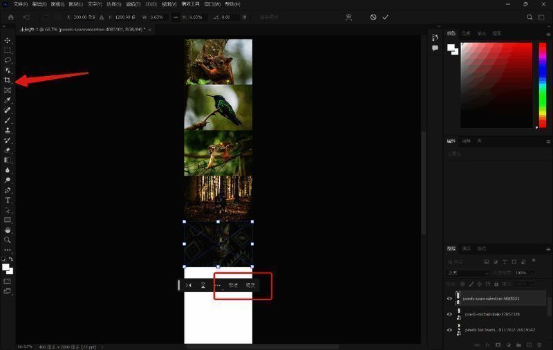 裁剪画布边缘后的图片效果
