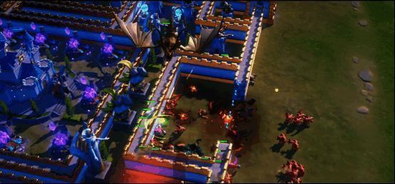 《龙石战争》巨龙战斗画面