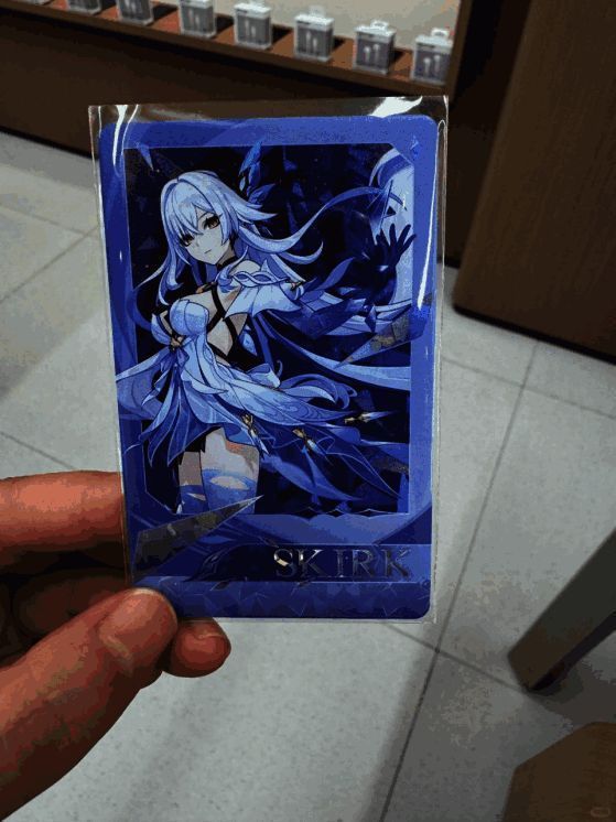 丝柯克镭射卡细节图