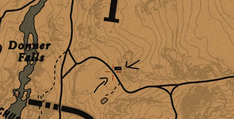 到达地图指定位置图