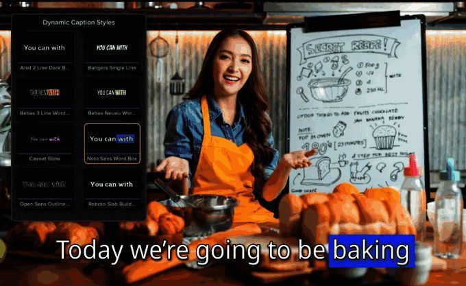 动态字幕展示图