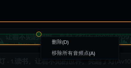Camtasia添加和删除音频点操作图