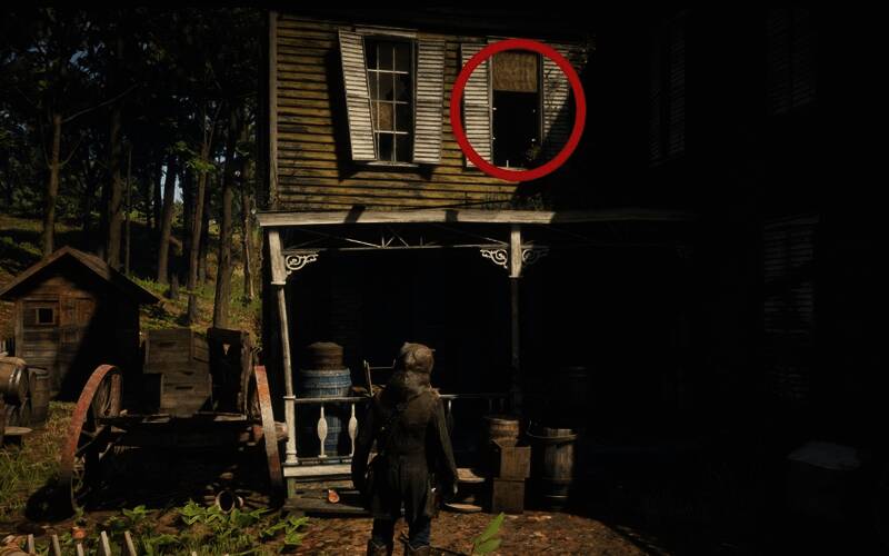 荒野大镖客2恐怖人体改造试验彩蛋房屋外观