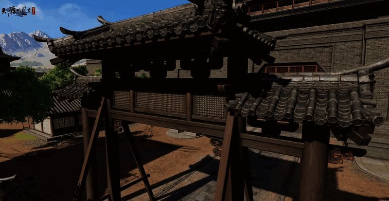 刀刀江湖牌坊校正研发中画面