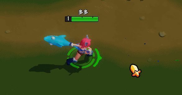 巴巴六跳劈技能动图