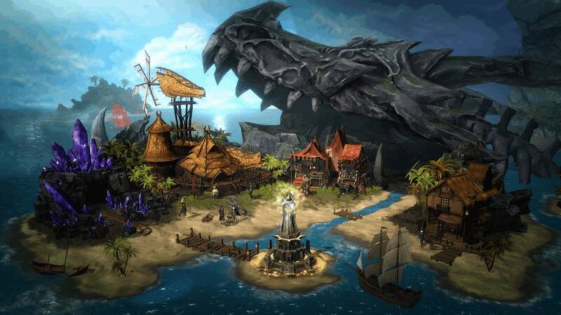 《龙息:神寂》S2赛季海岛经营模式画面