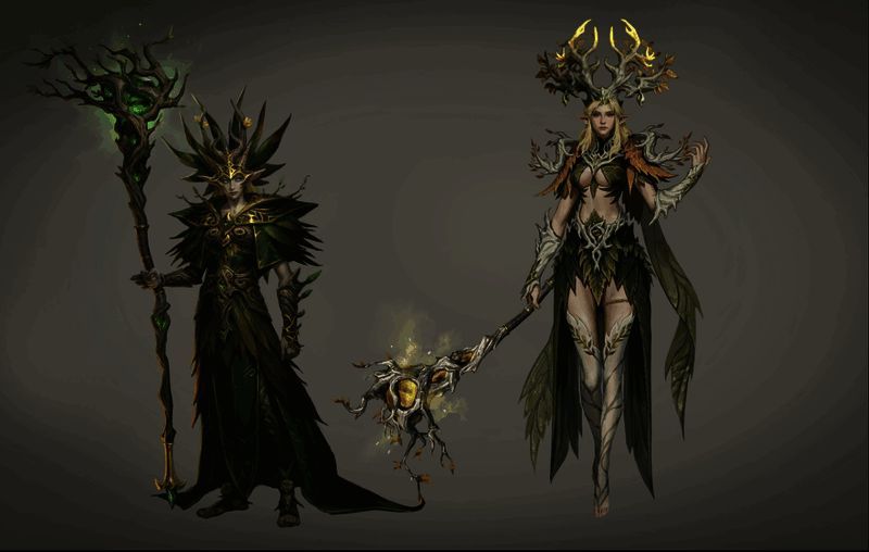 游戏中的鹿娘角色