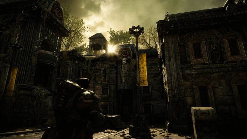 《战争机器：重装上阵》游戏场景画面