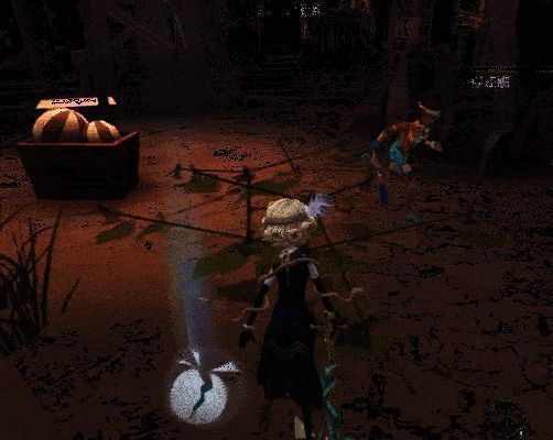 前锋试图牵起倒地队友,被双信徒拦截场景