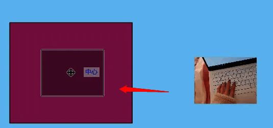 图片拖拽操作示意图,显示鼠标右键拖动时的光标状态变化
