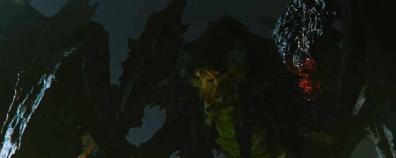 游戏中玩家与吐酸泰坦激烈交战的画面，场景紧张刺激