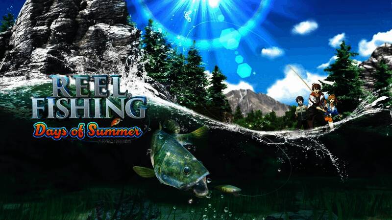 《户外钓鱼:夏日时光》游戏截图,阳光下的湖面波光粼粼,钓鱼过程逼真