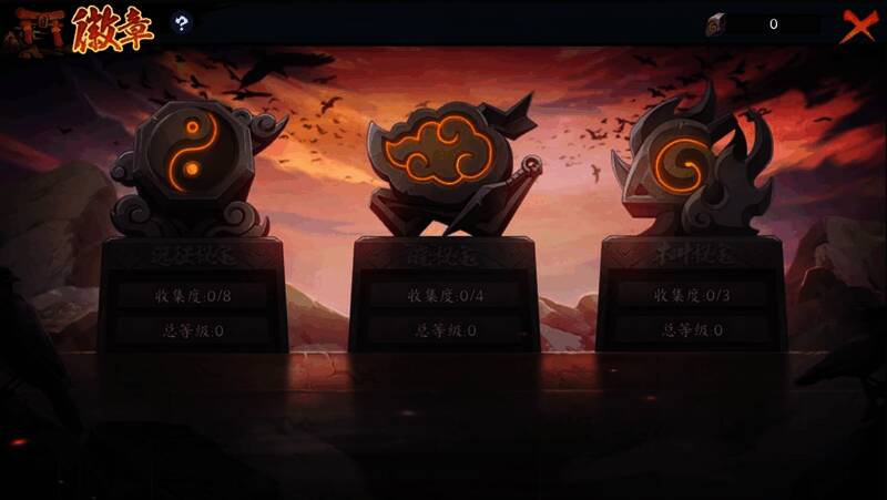 地图展示不同颜色标记的主题徽章分布情况