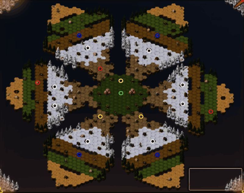 详细标注的地图展示了所有重要地点的位置分布