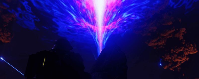 游戏界面展示《绝地潜兵2》主菜单画面,界面风格科技感十足