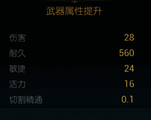 改造四组件详情，展示增强型冰系核心