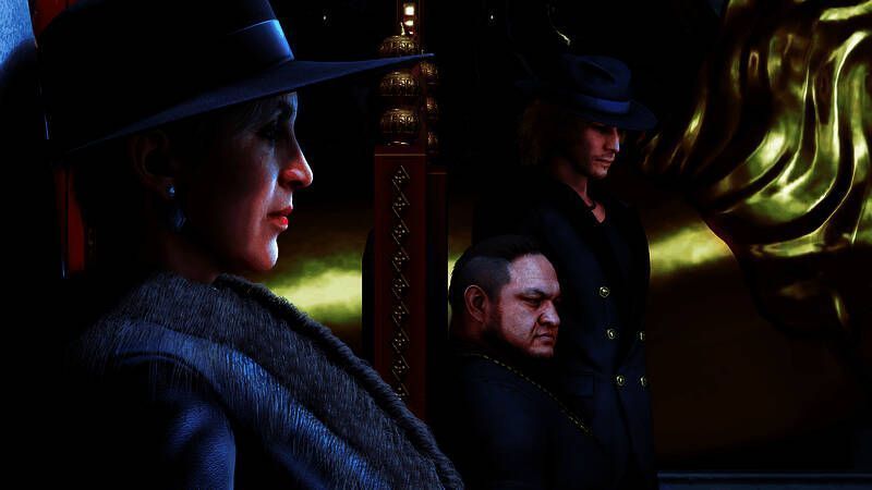 海盗王雷蒙德·劳威严站立于甲板之上，身后是庞大的舰队