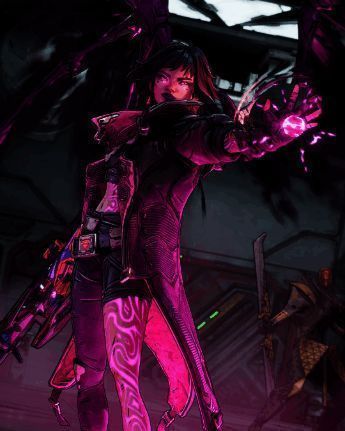 《无主之地4》四位秘藏猎人角色展示图,包括维克丝、哈洛、拉法与亚蒙